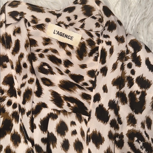 L'AGENCE 100% Silk Mariposa blouse - Picture 6 of 7